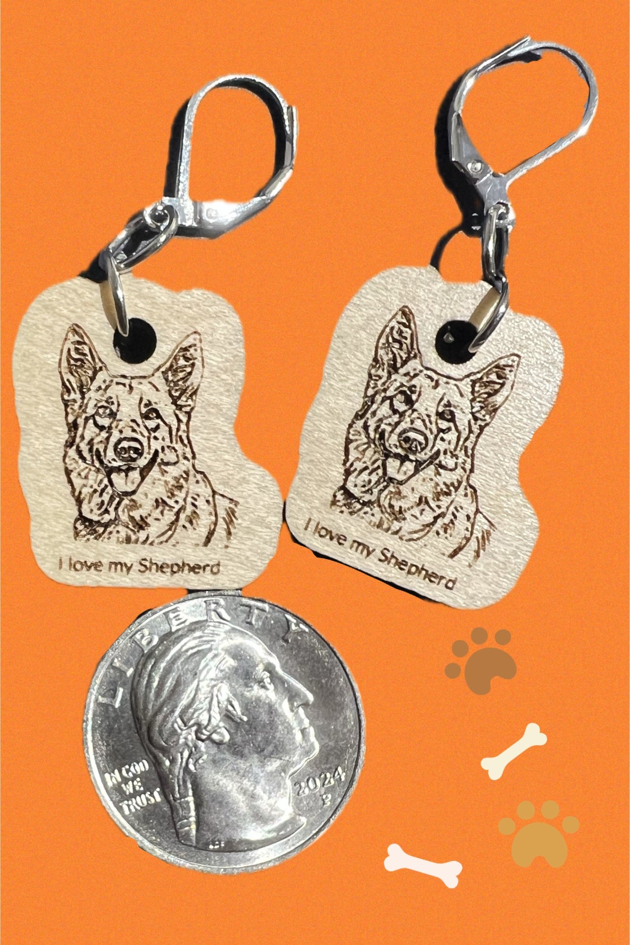 Breed Engraved Earrings
