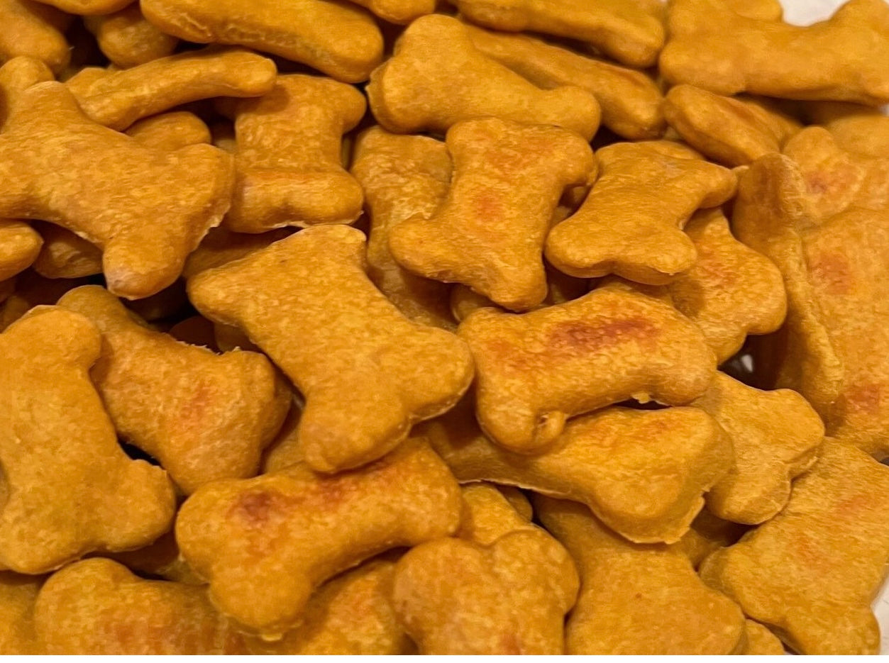 Organic Peanut butter/Pumpkin Crunchy Cookies