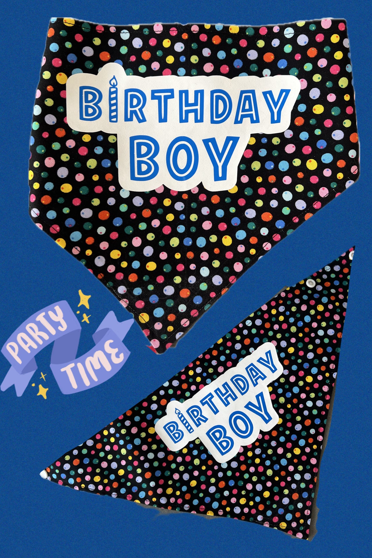 Dog Birthday Bandana Boy