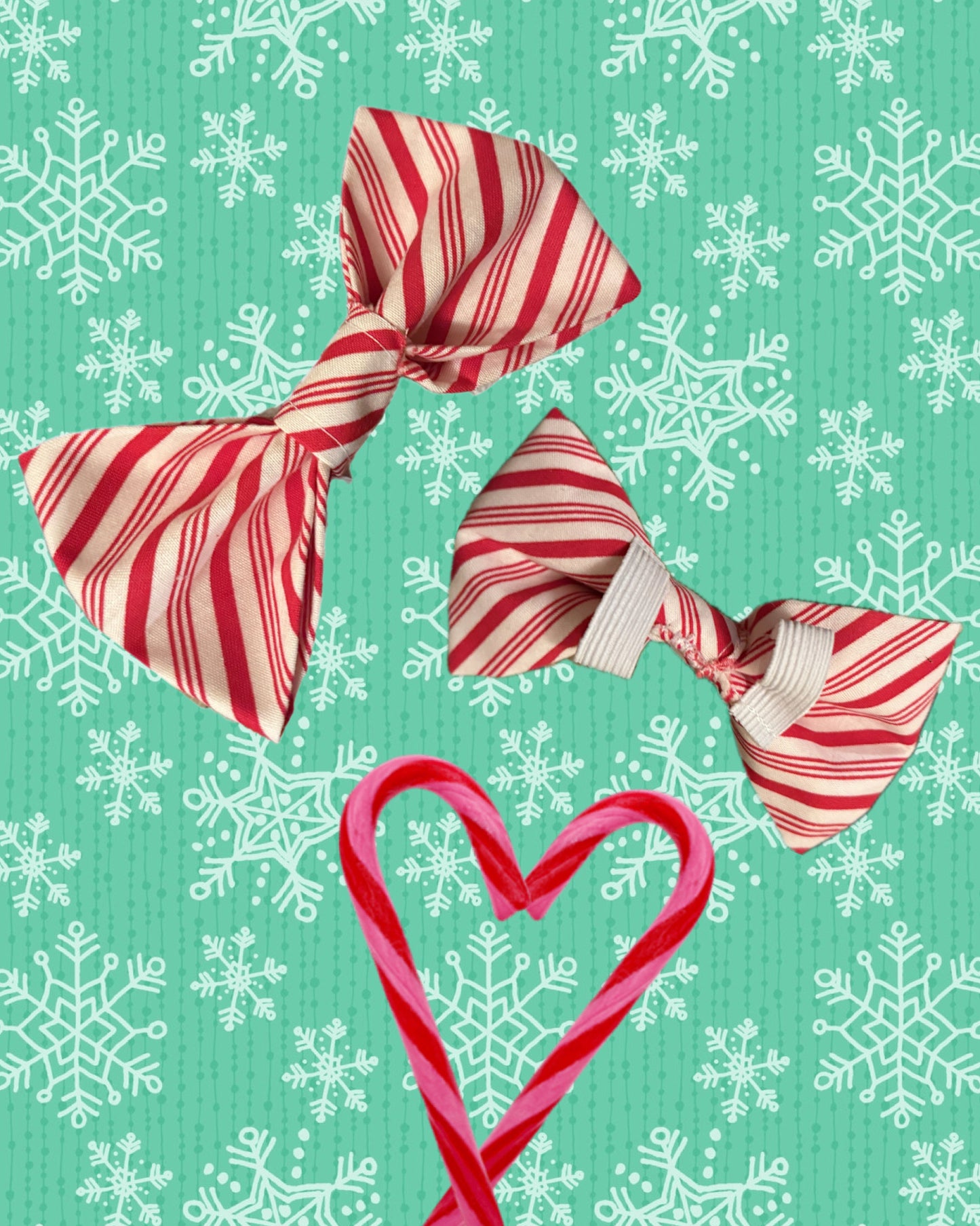 Holiday Dog Bowtie Fits most collars