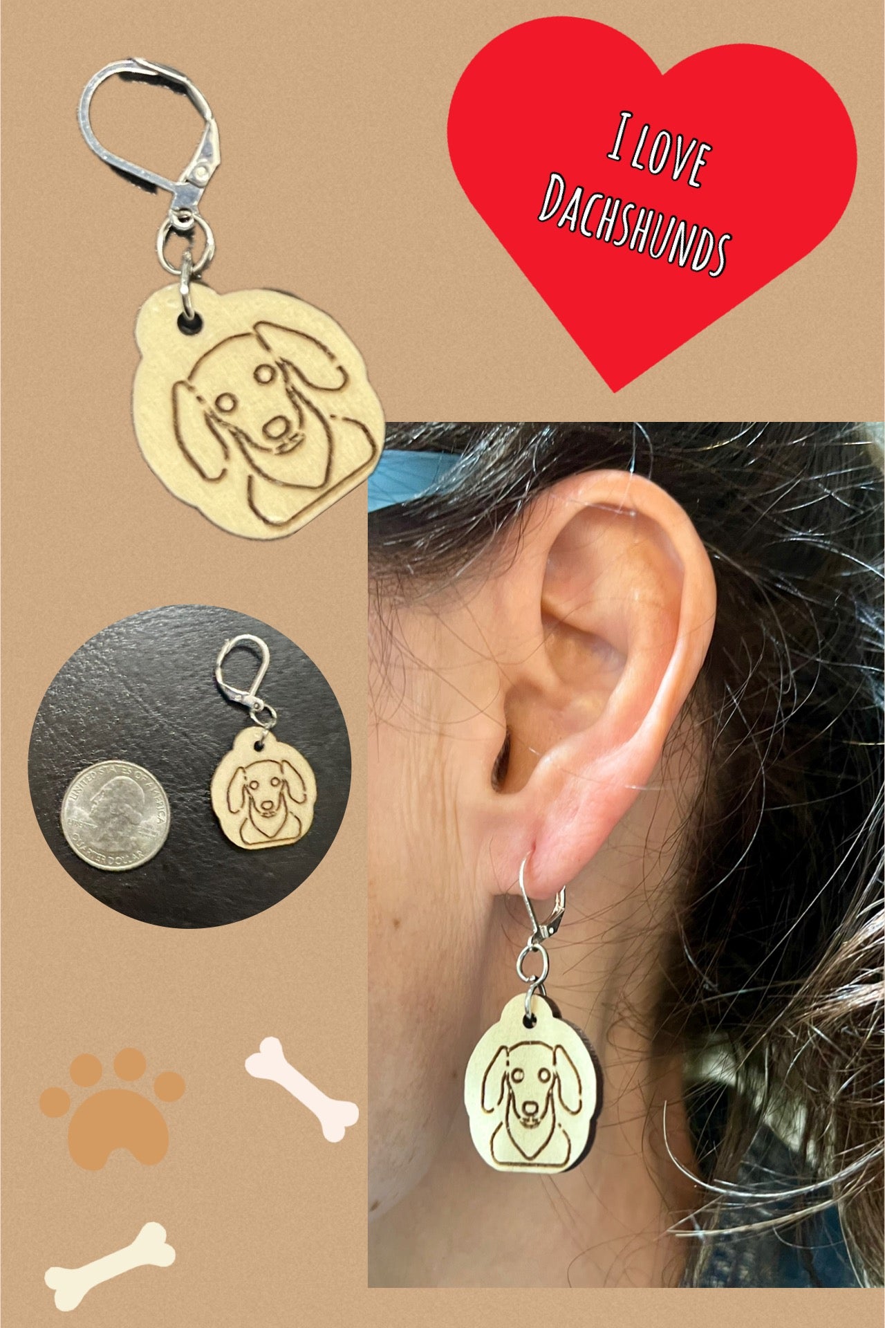 Breed Engraved Earrings